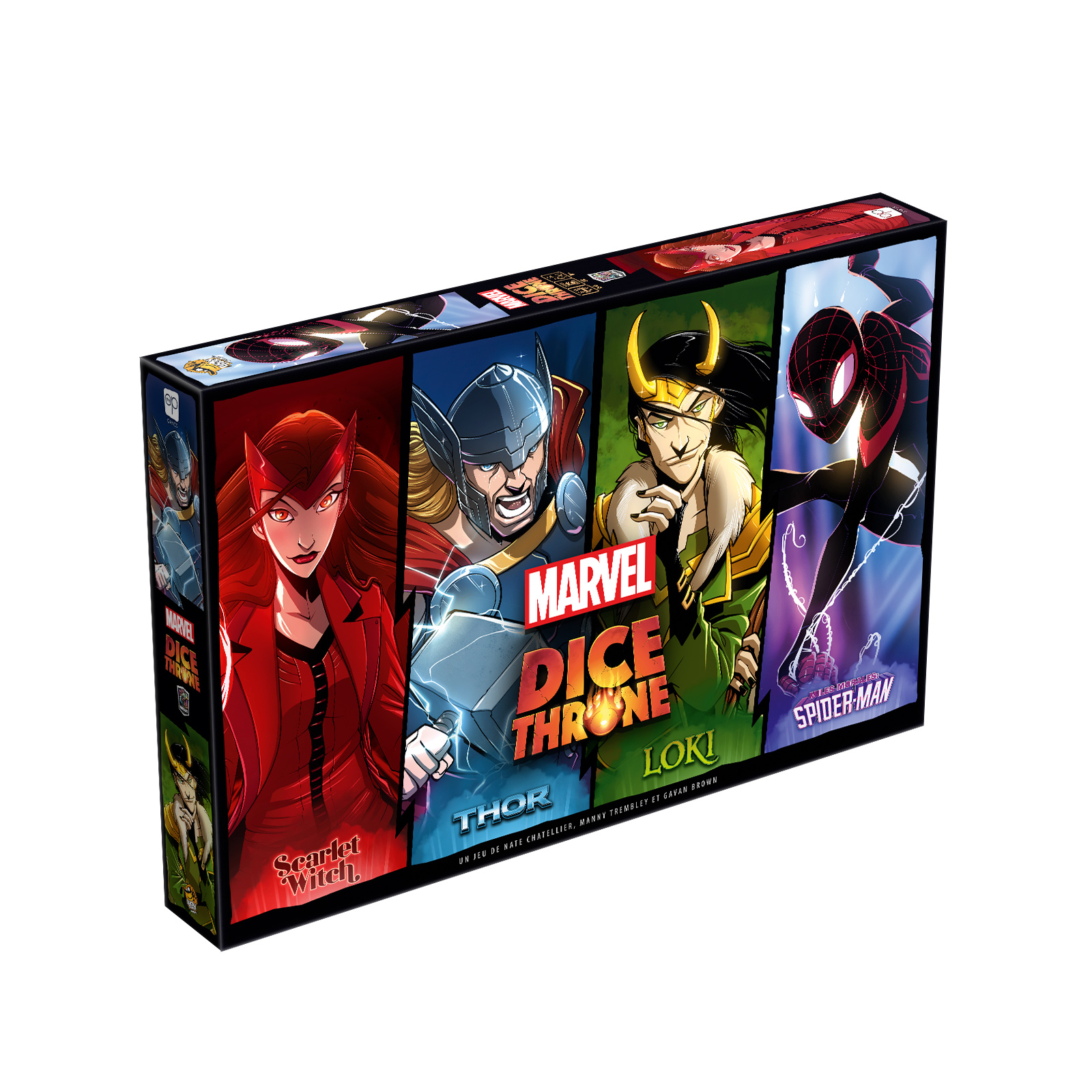 DICE THRONE MARVEL - Thor, Loki, Spiderman, Scarlet Witch