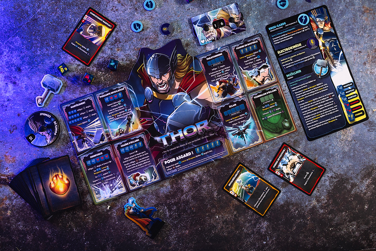 DICE THRONE MARVEL - Thor, Loki, Spiderman, Scarlet Witch – Image 11