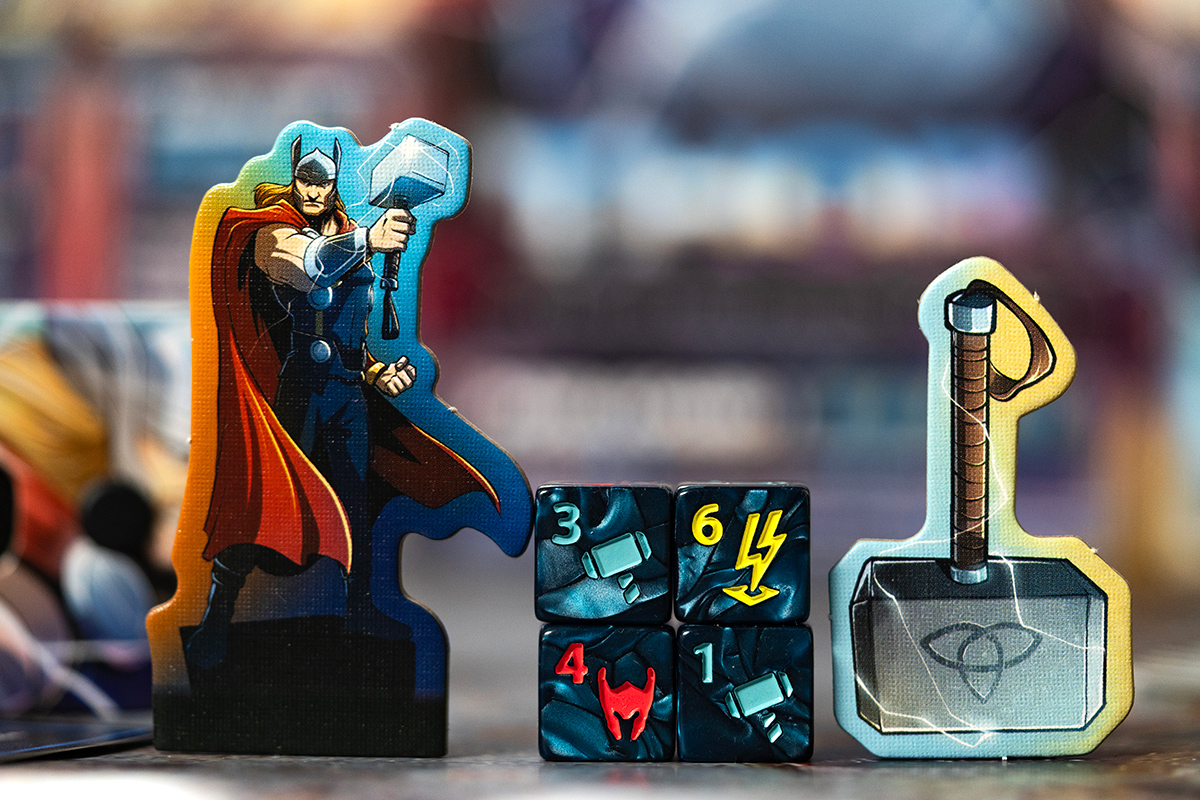 DICE THRONE MARVEL - Thor, Loki, Spiderman, Scarlet Witch – Image 15