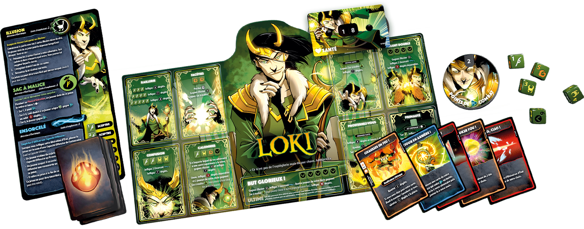 DICE THRONE MARVEL - Thor, Loki, Spiderman, Scarlet Witch – Image 8