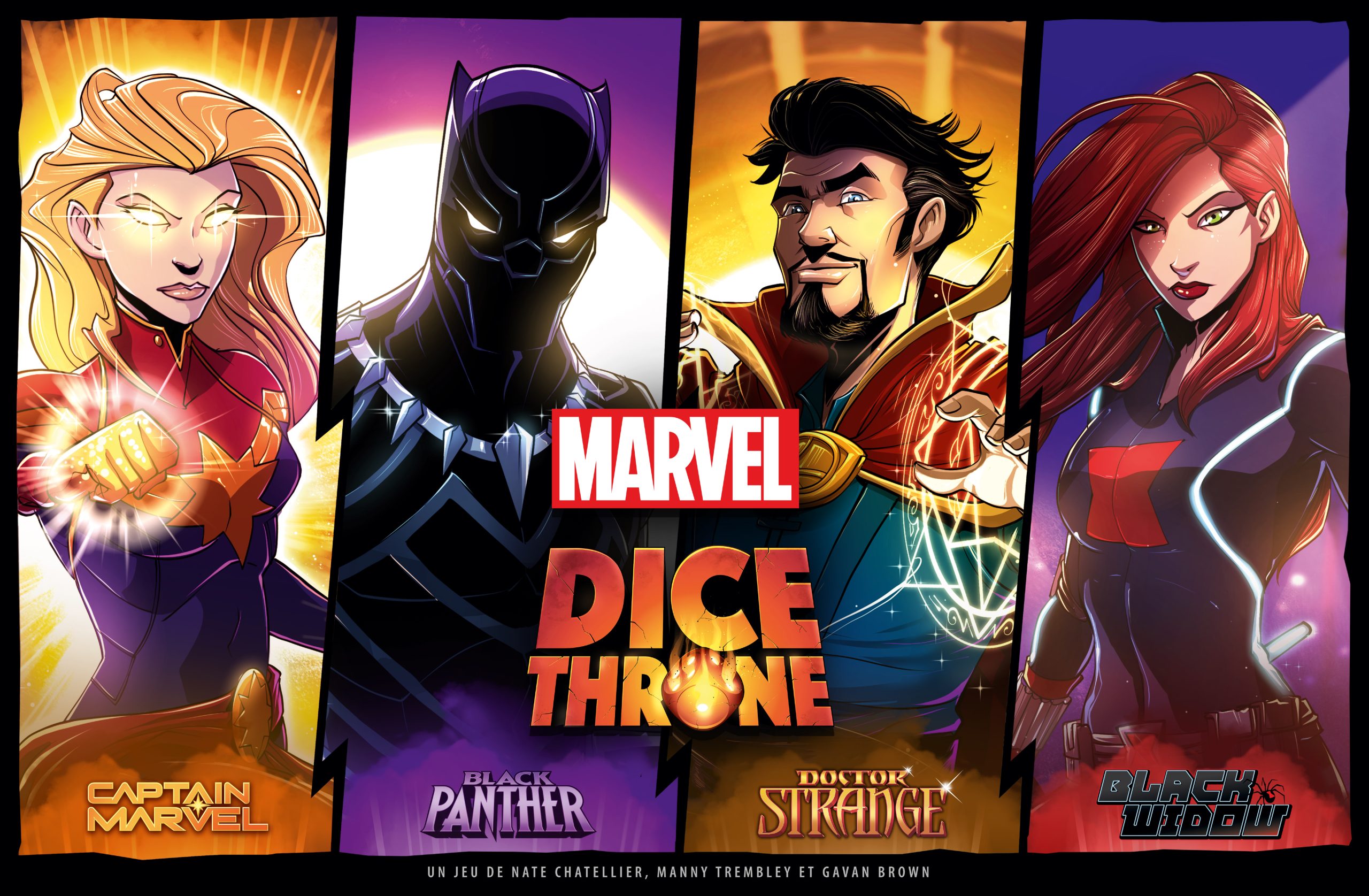 DICE THRONE MARVEL - Black Panther, Captain Marvel, Black Widow, Dr Strange – Image 12