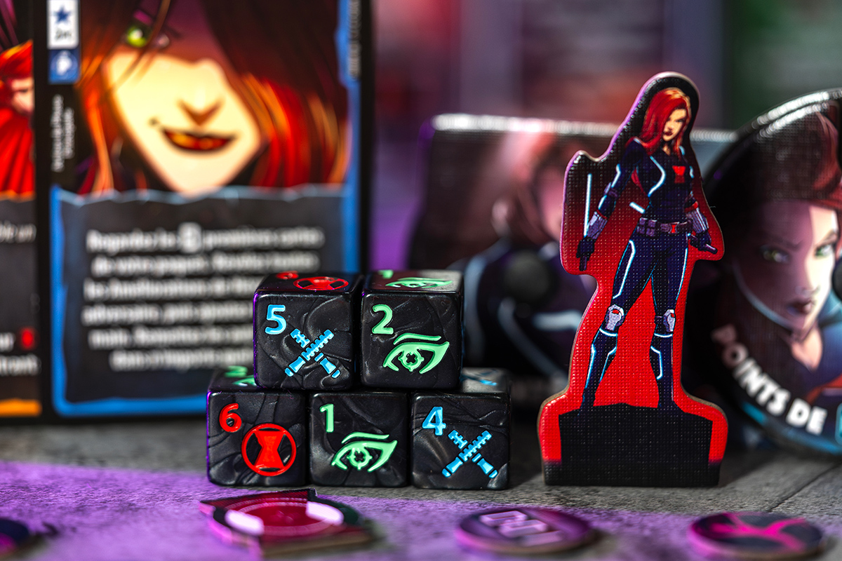 DICE THRONE MARVEL - Black Panther, Captain Marvel, Black Widow, Dr Strange – Image 24