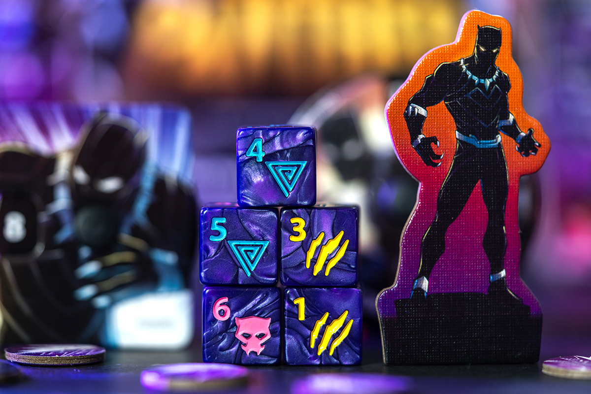 DICE THRONE MARVEL - Black Panther, Captain Marvel, Black Widow, Dr Strange – Image 25