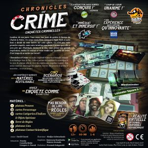 CHRONICLES OF CRIME - Le jeu de Plateau