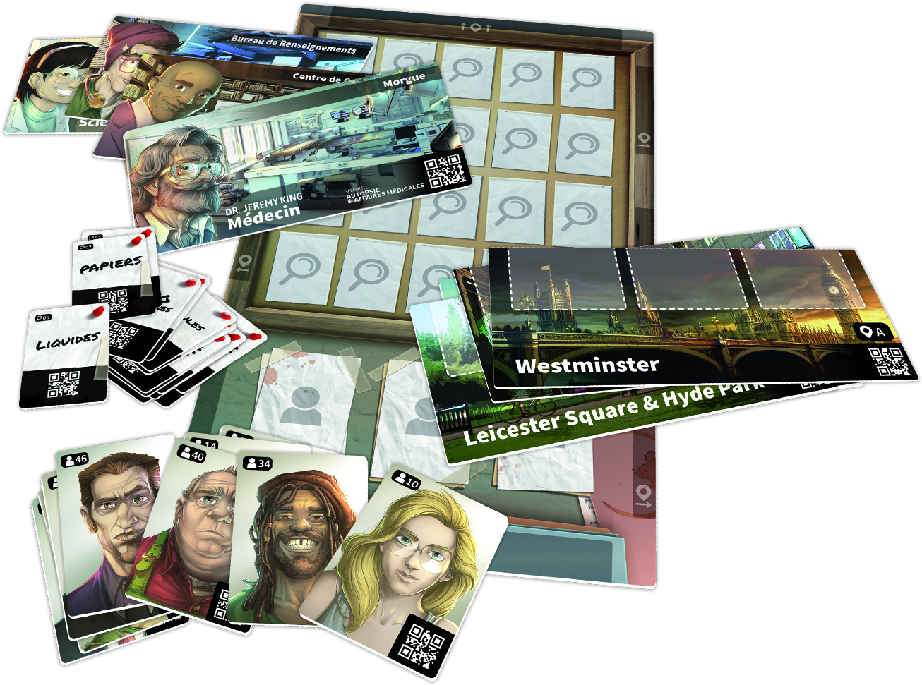 CHRONICLES OF CRIME - Le jeu de Plateau – Image 3