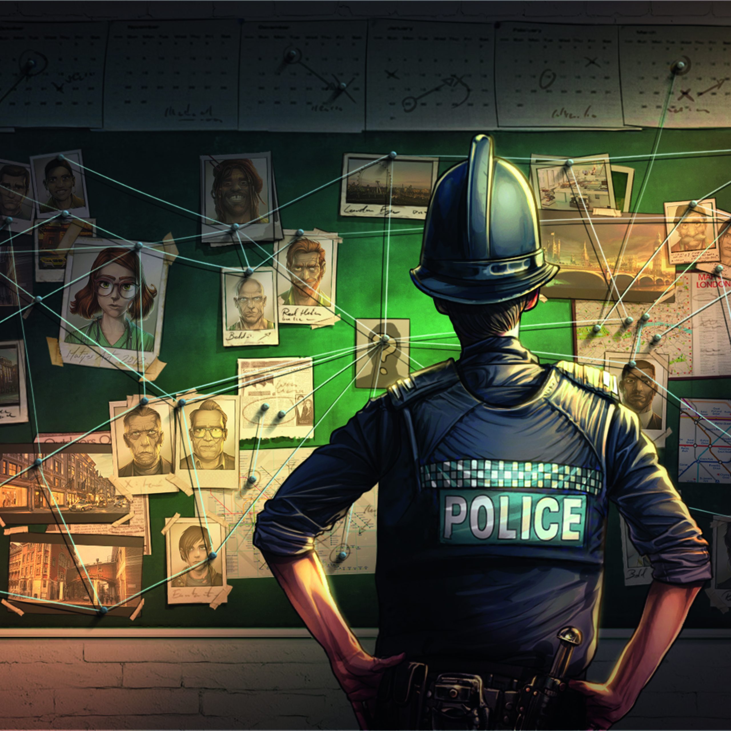 CHRONICLES OF CRIME - Le jeu de Plateau – Image 5