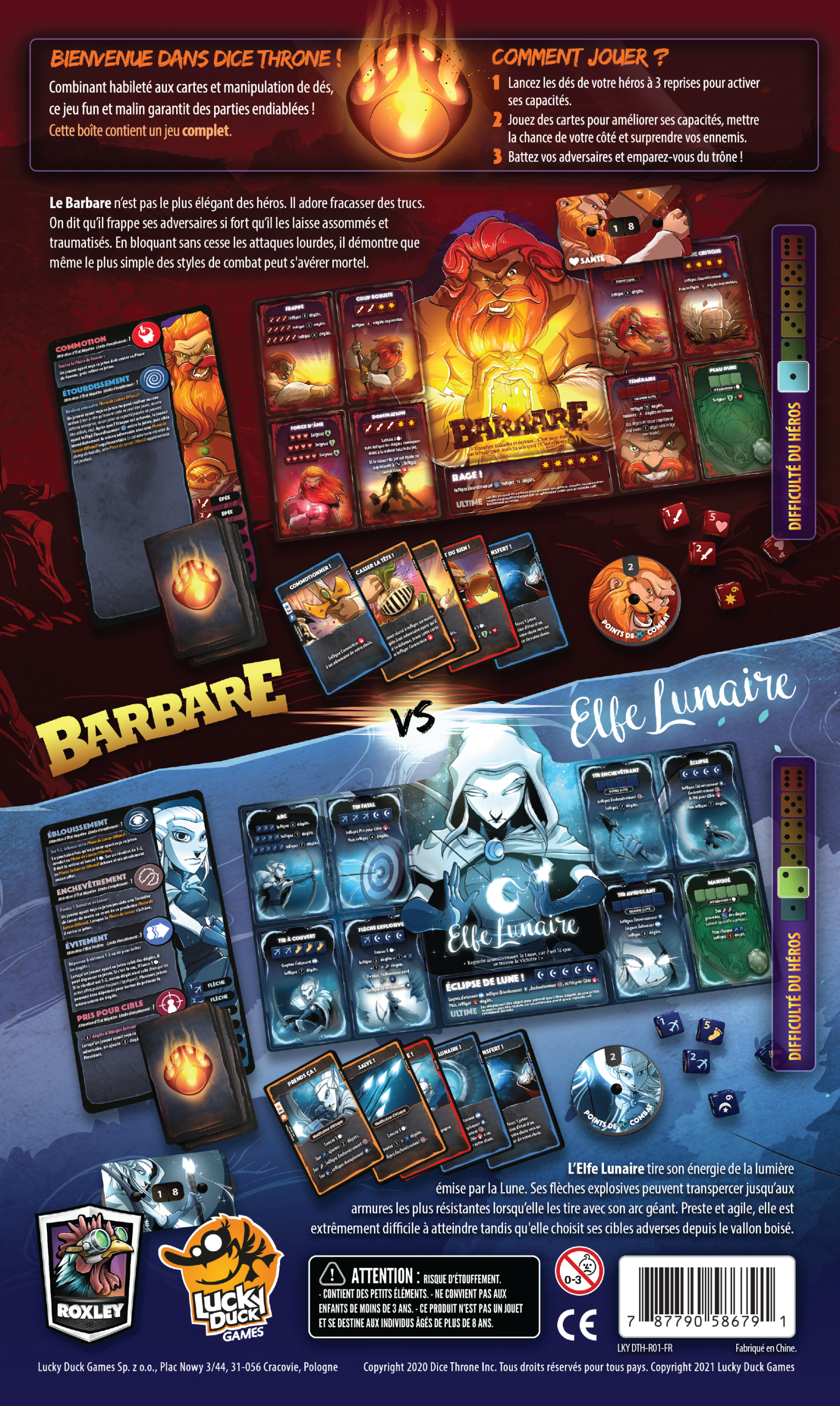DICE THRONE S1 - Barbare vs Elfe Lunaire – Image 6