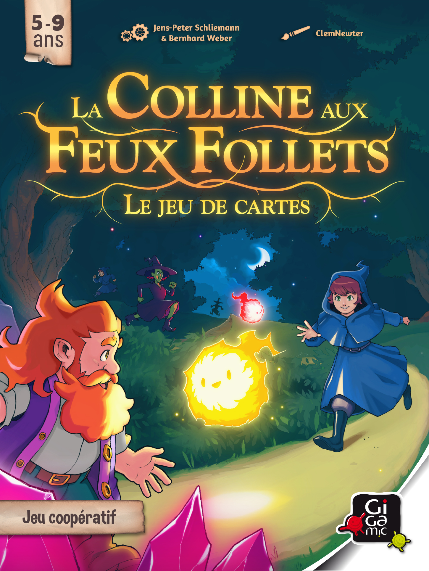 LA COLLINE AUX FEUX FOLLETS, LE JEU DE CARTES