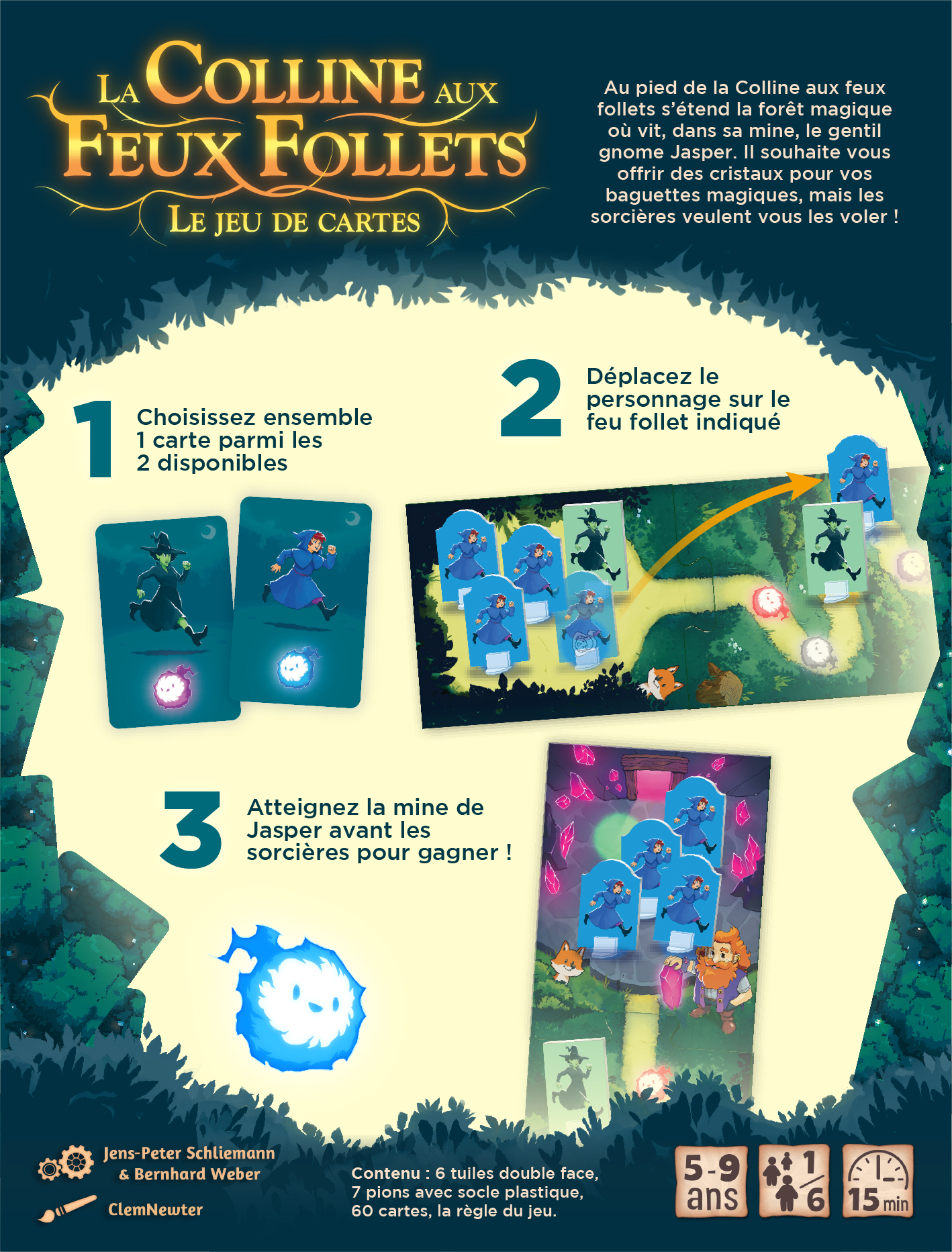 LA COLLINE AUX FEUX FOLLETS, LE JEU DE CARTES – Image 2