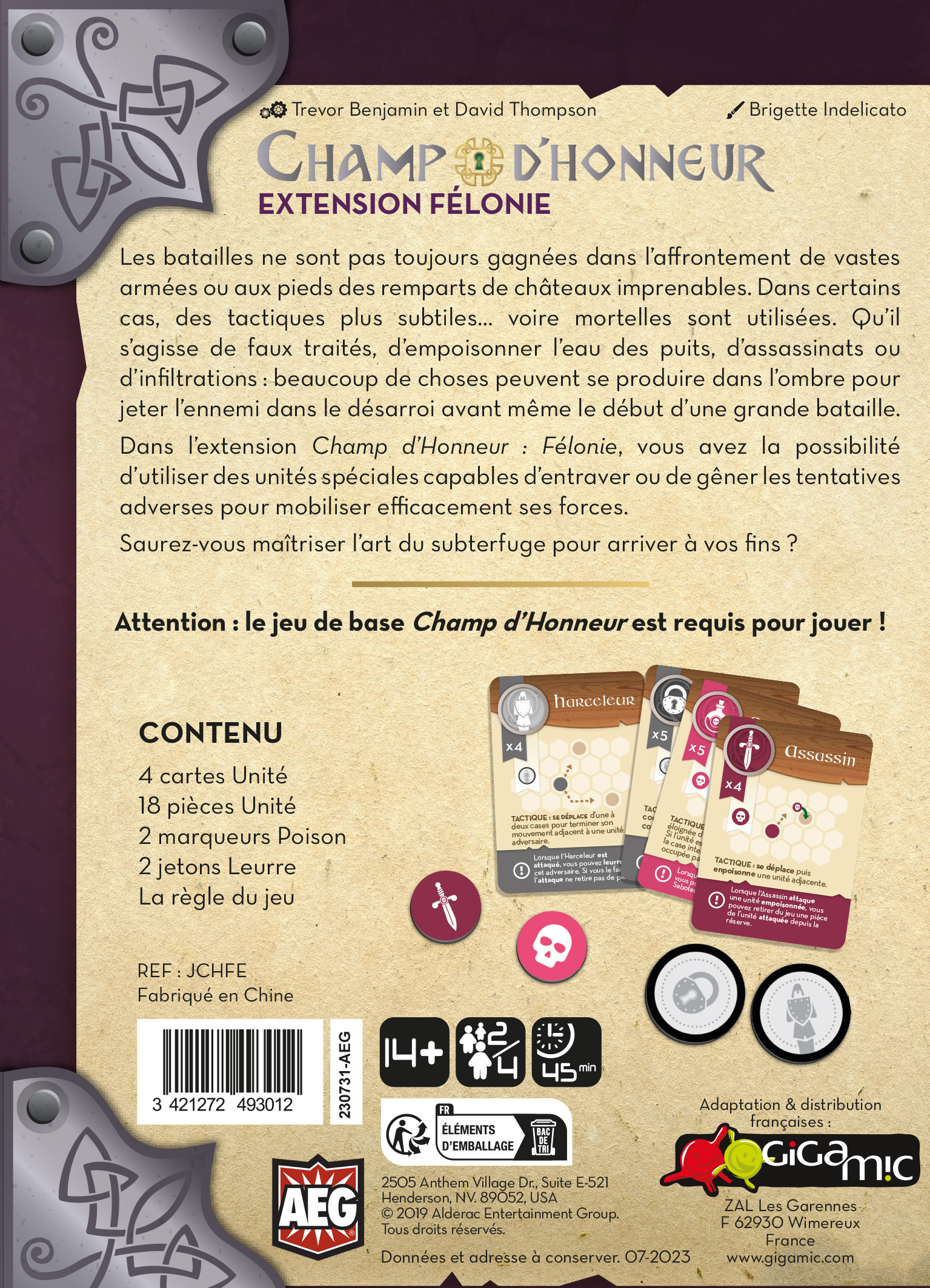 FELONIE - EXTENSION CHAMP D'HONNEUR – Image 2
