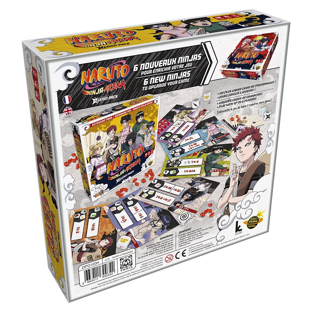 NARUTO NINJA ARENA - Extension Genin Pack