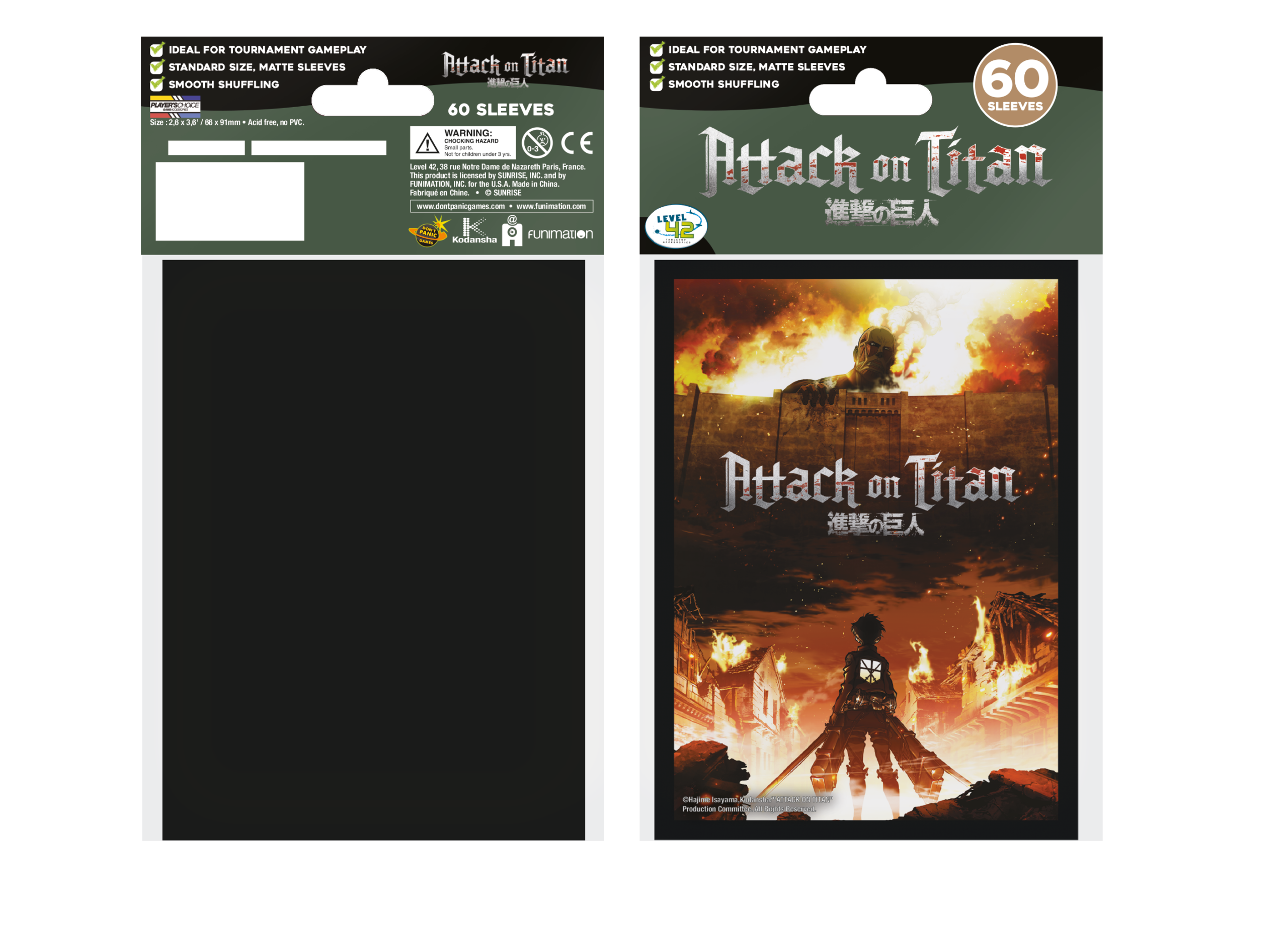 ATTACK ON TITAN - Sleeves The Wall