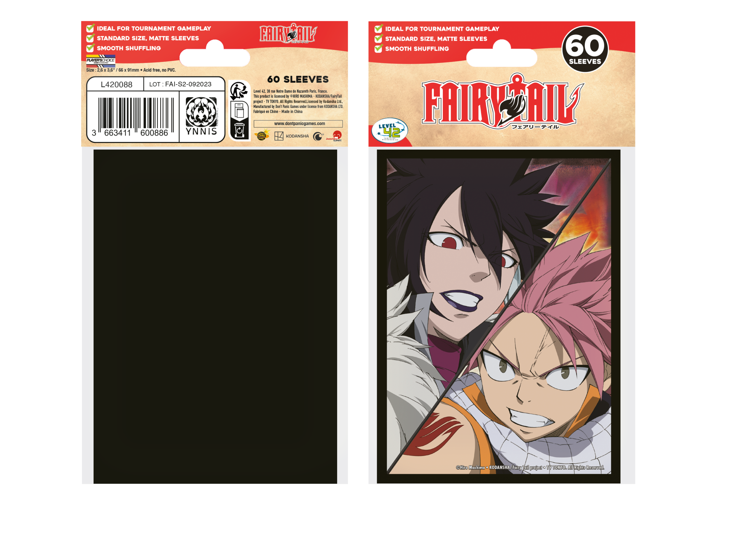 FAIRY TAIL - Sleeves Natsu vs Macbeth