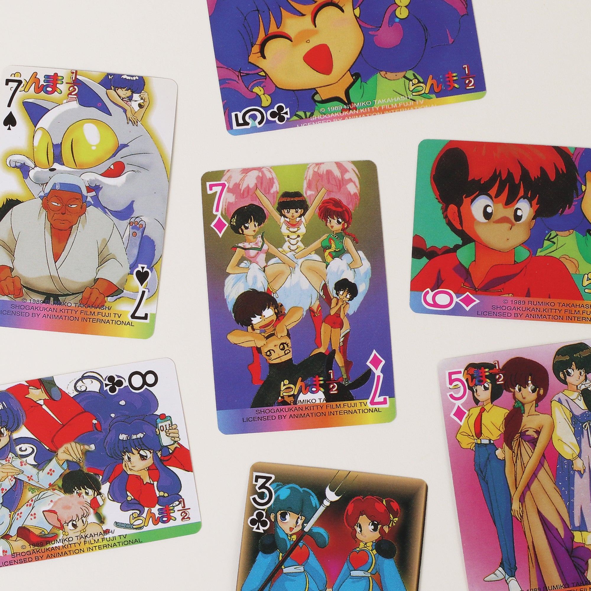 JEU DE CARTES MANGA - Ranma 1/2 x4