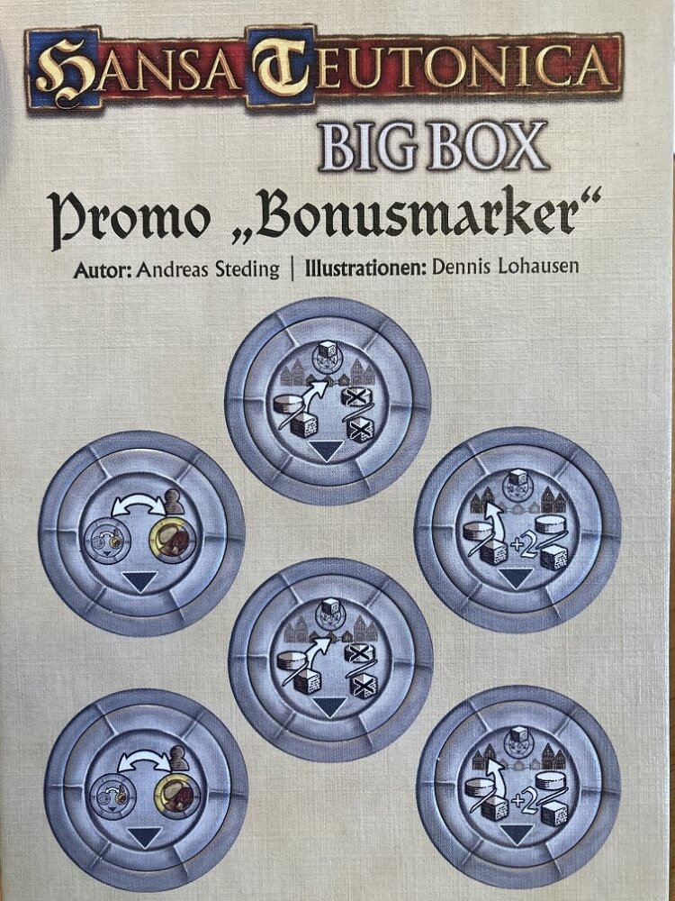 Hansa Teutonica : Promo Jetons Bonus
