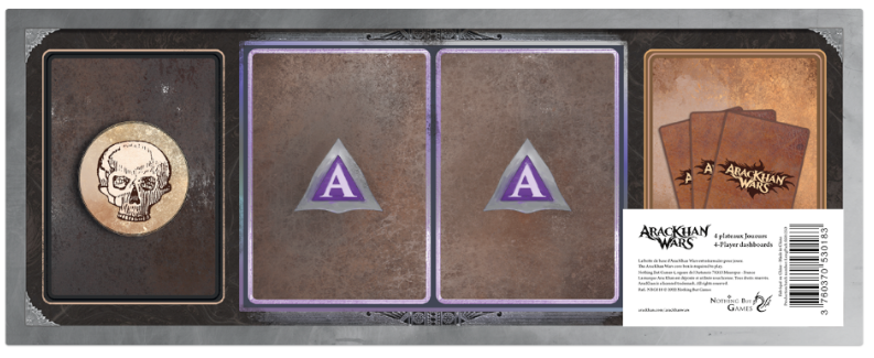 ARACKHAN WARS S1 - Set 4 plateaux joueurs