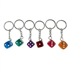 PORTE CLES DE VERT  (8PCS)