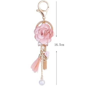 PORTE CLES DE ROSE (8PCS)