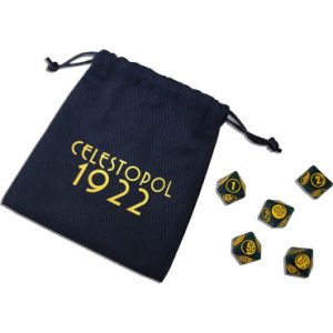 CELESTOPOL 1922 JDR - Set de 5 dés de la Lune