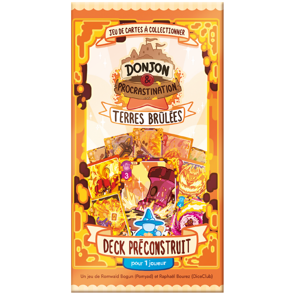 DONJON & PROCRASTINATION JCC - Deck S5 Terres Brûlées x8 - 86429 – Image 2