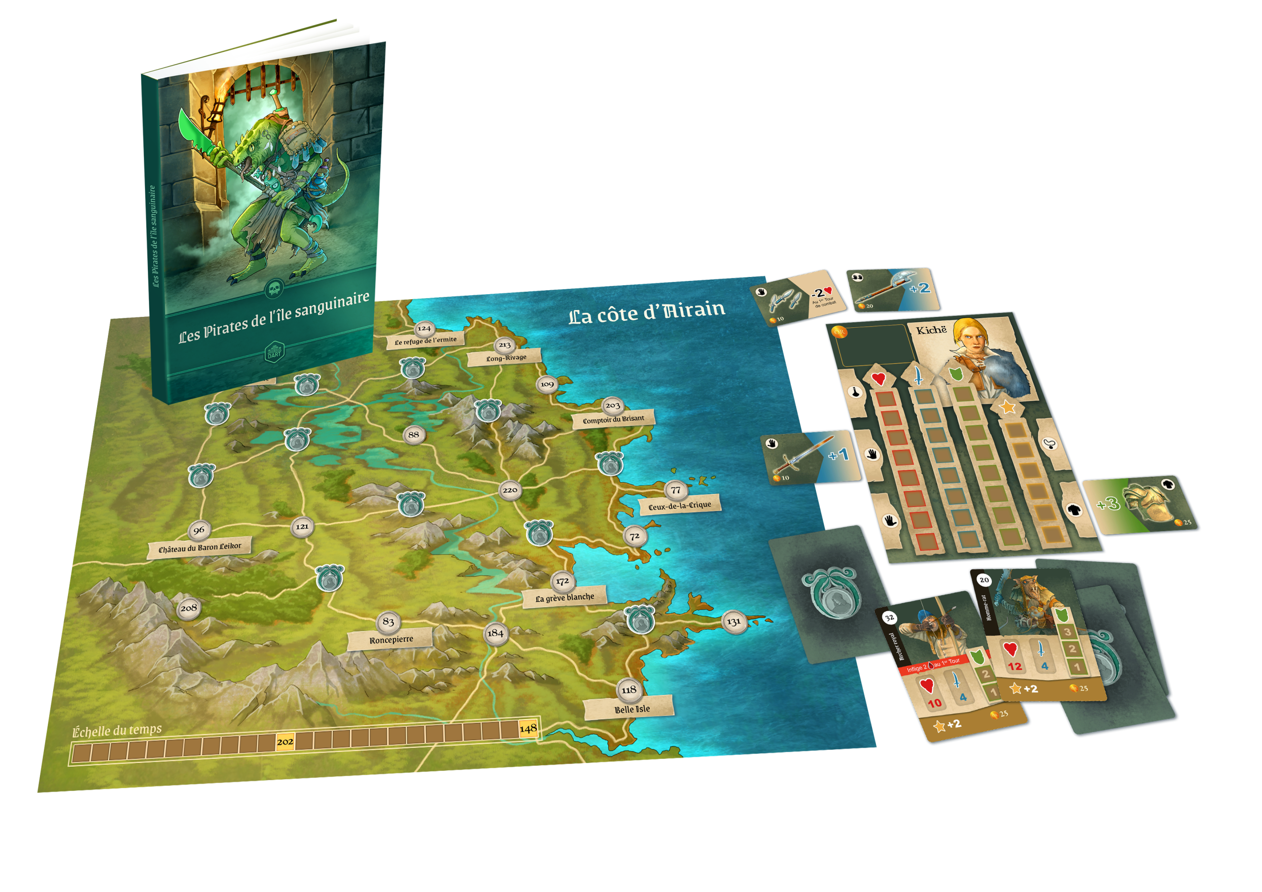 LES PIRATES DE L’ILE SANGUINAIRE - Livre jeu solo – Image 2