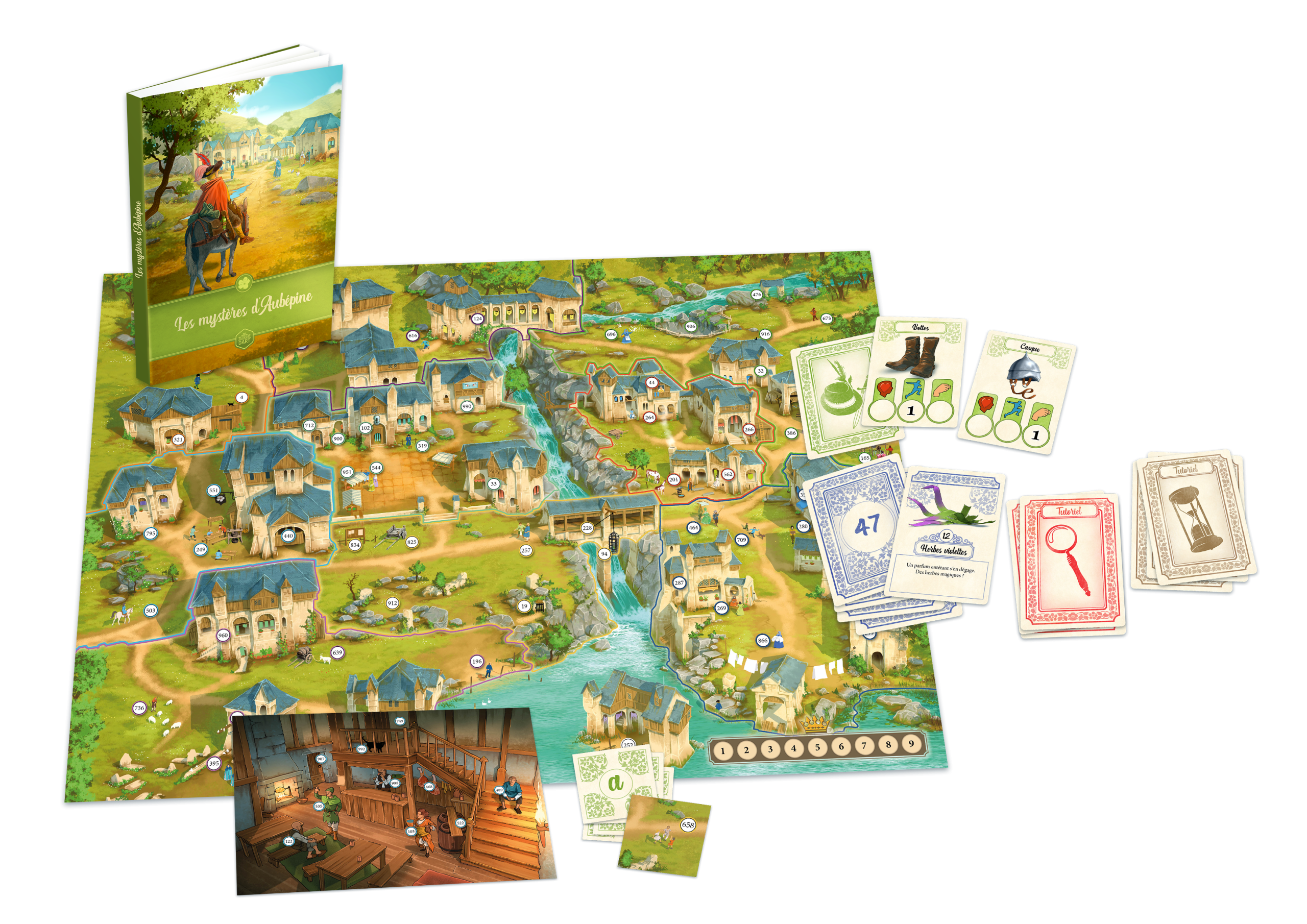 LES MYSTERES D'AUBEPINE - Livre jeu solo