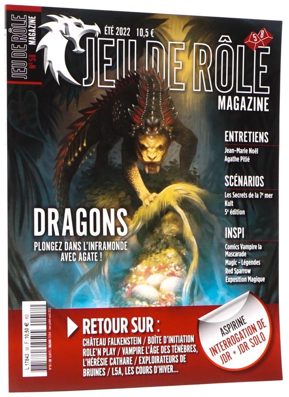 Jeu de Rôle Magazine N°58 (Été 2022)