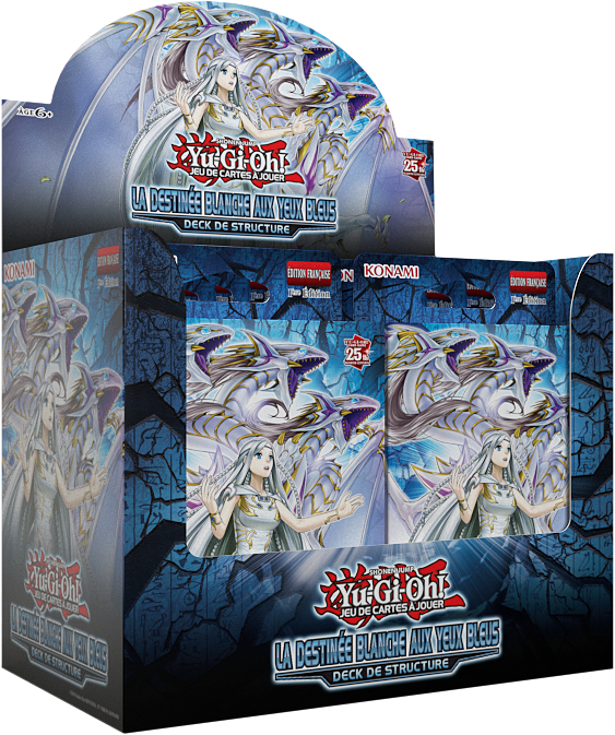 YU-GI-OH! JCC - Deck de Structure La Destinée blanche aux yeux bleus x8 – Image 2