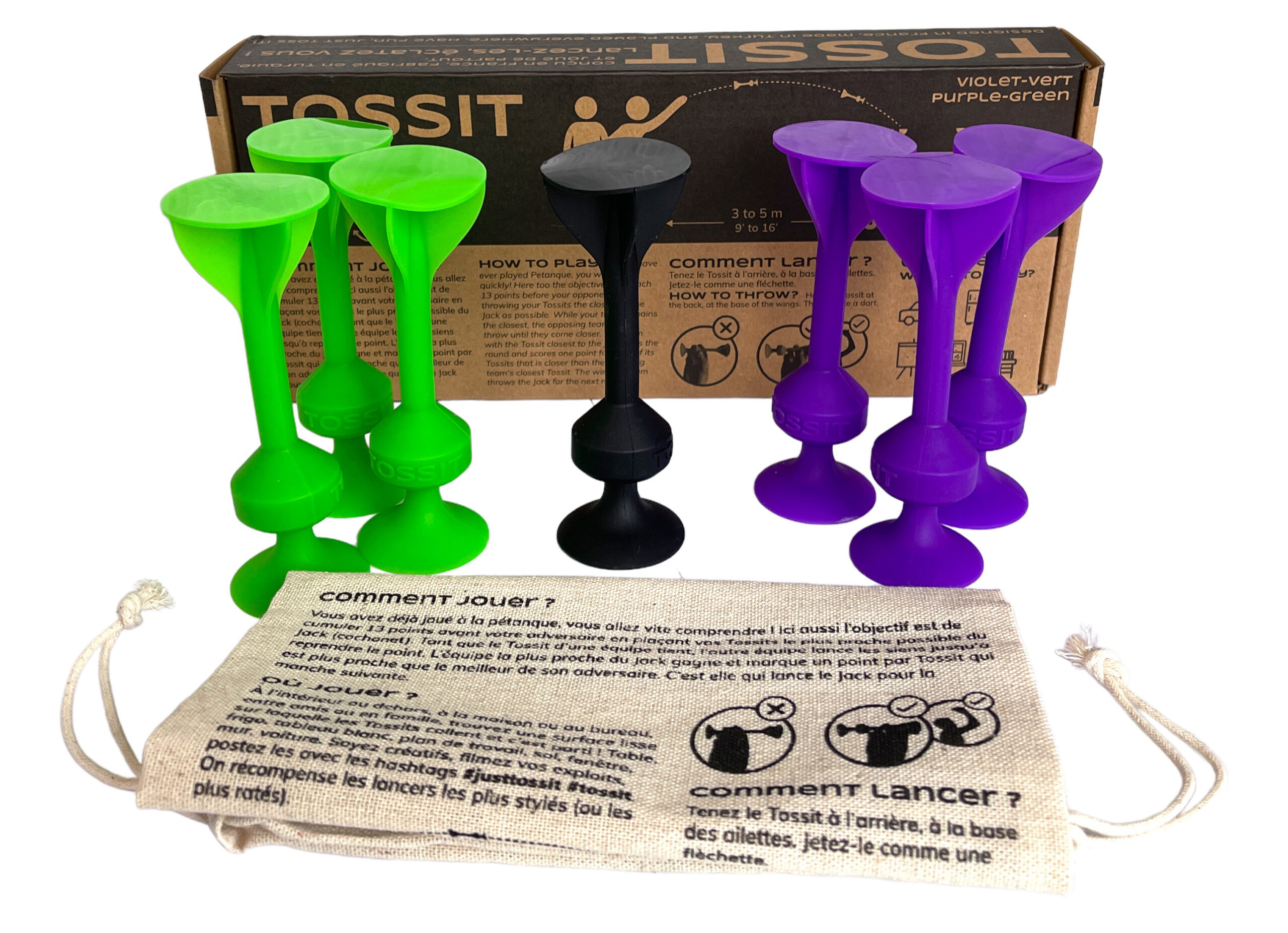 TOSSIT VIOLET-VERT