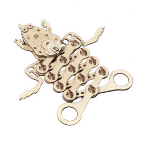 Grenouille modèle 3D mobile en bois