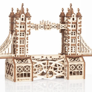 Tower Bridge petite maquette 3D mobile en bois