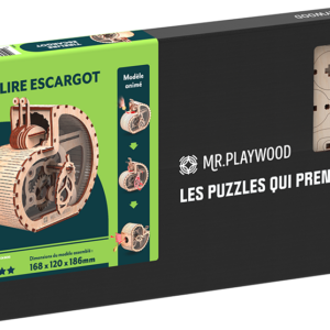 Escargot S tirelire maquette 3D mobile en bois
