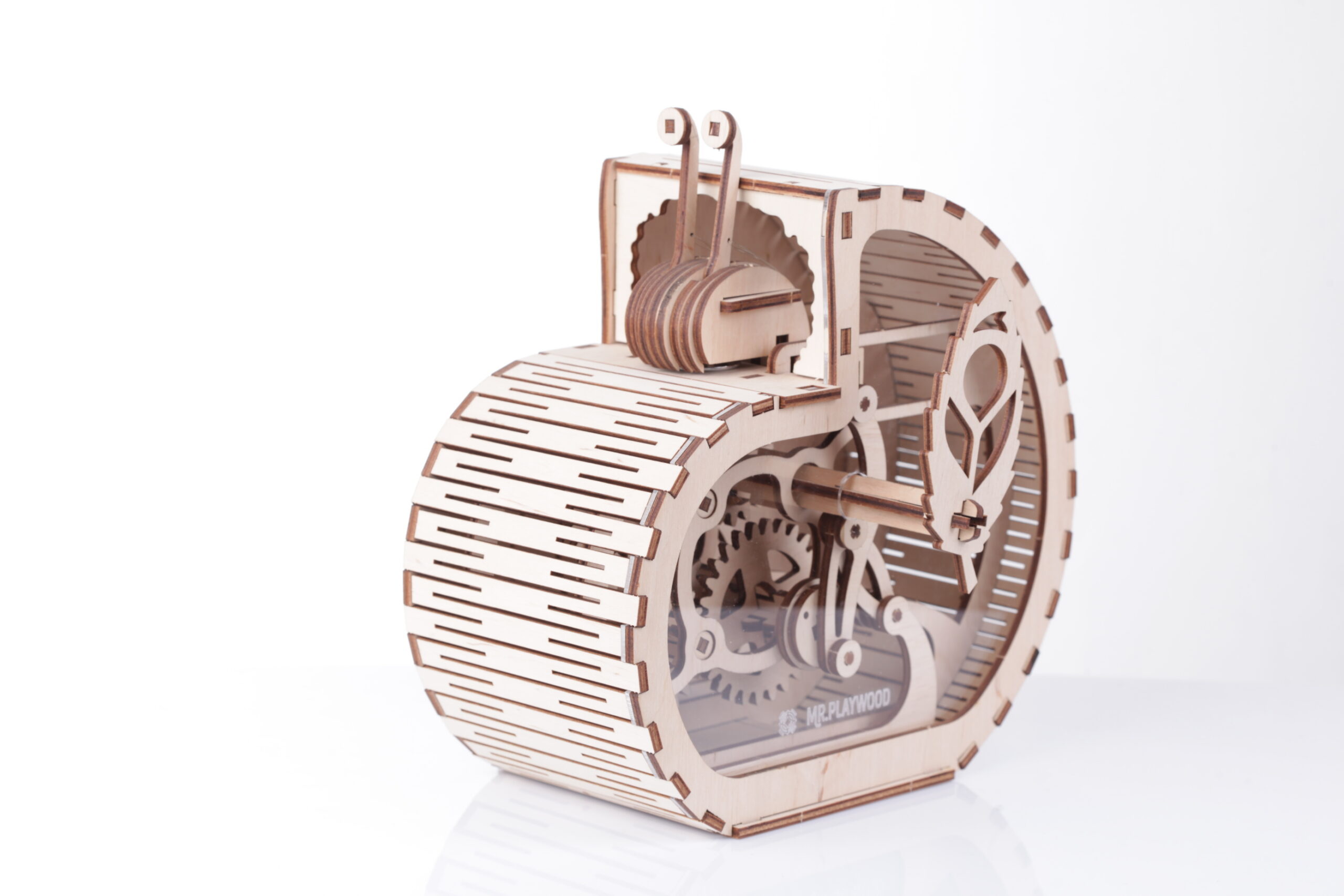 Escargot S tirelire maquette 3D mobile en bois – Image 2