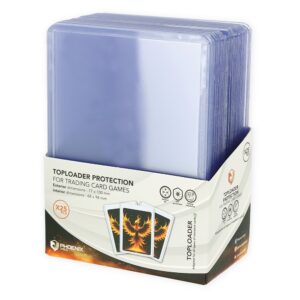 PHOENIX SHIELD - Lot de 25 Top Loaders 35PT 7.5x10cm