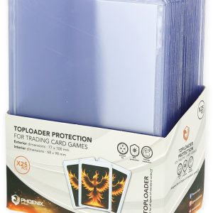 PHOENIX SHIELD - Lot de 25 Deluxe Top Loaders
