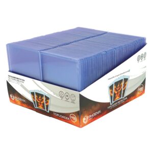 PHOENIX SHIELD - Lot de 200 Top Loaders 35PT 7.5x10cm