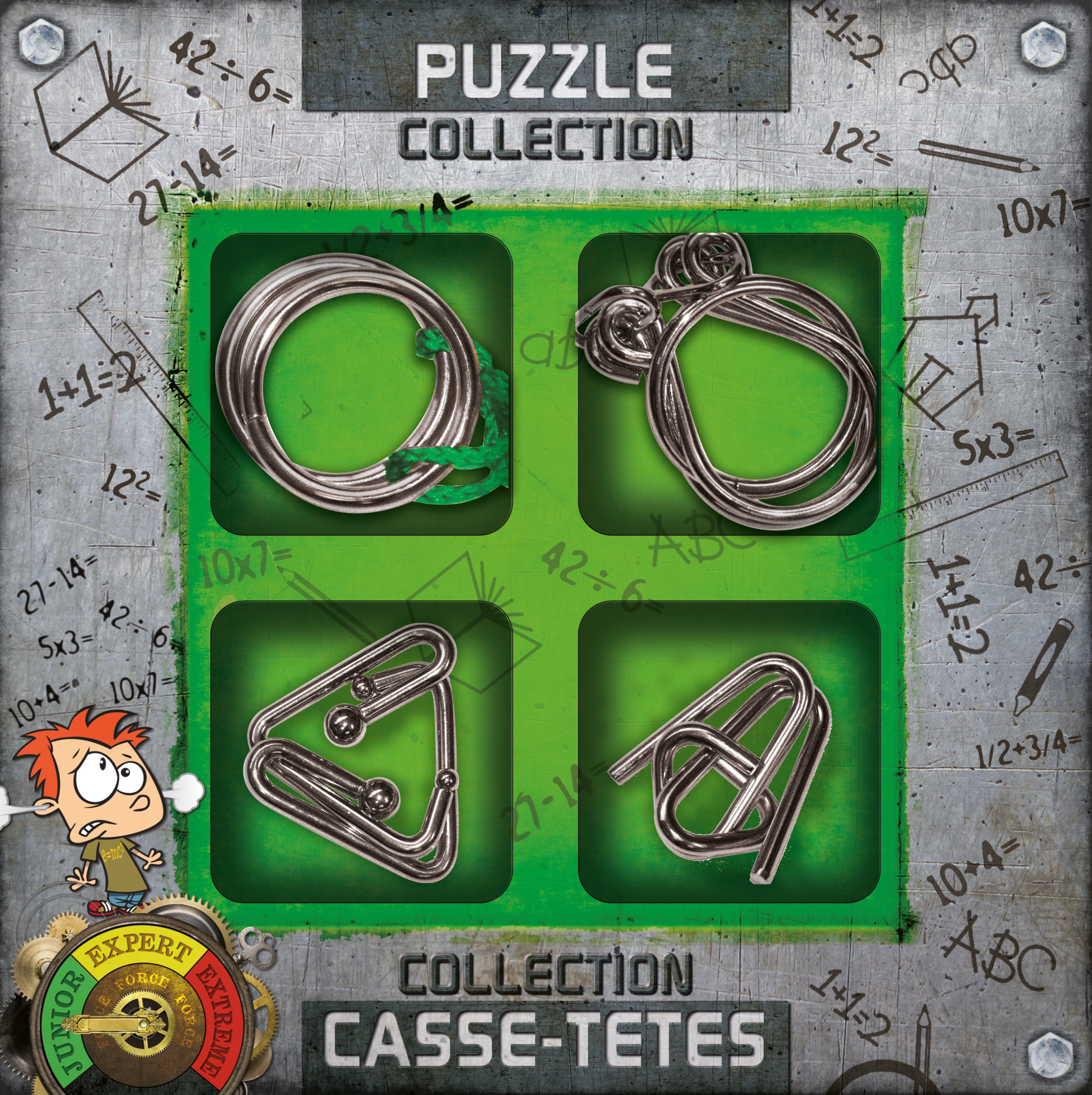 Collection casse-têtes métal JUNIOR
