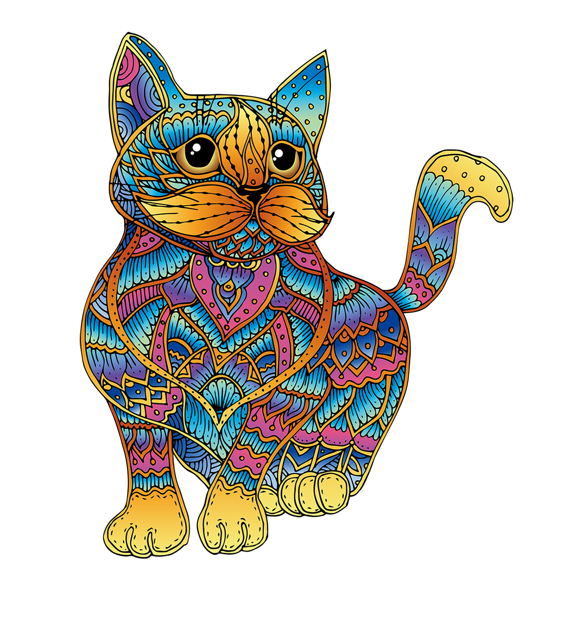 Rainbow Wooden Puzzle CHAT 99 pcs – Image 2