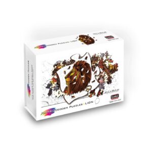 Rainbow Wooden Puzzle LION 121 pcs