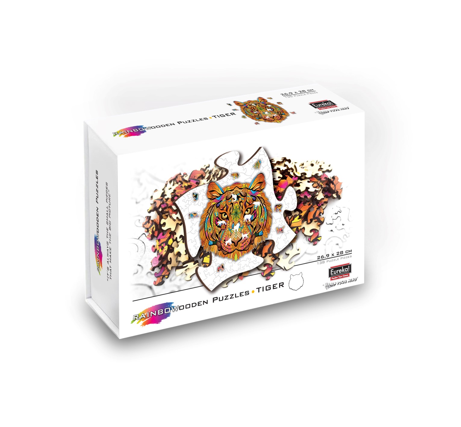 Rainbow Wooden Puzzle TIGRE 139 pcs