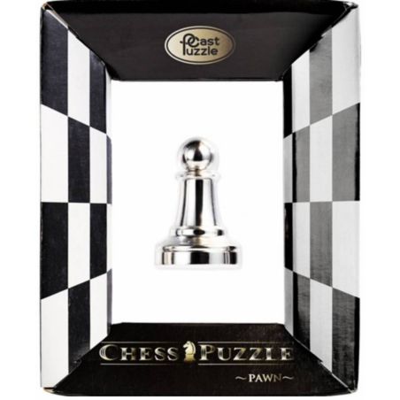 Casse-Tête Huzzle Cast Chess Pawn (PION) - Silver - Level 1