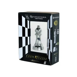 Casse-Tête Huzzle Cast Chess Bishop (FOU) - Silver - Level 2