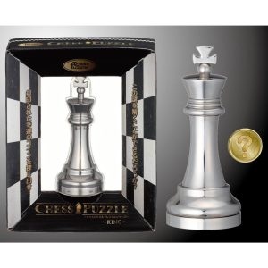 Casse-Tête Huzzle Cast Chess King (ROI) - Silver - Level 3