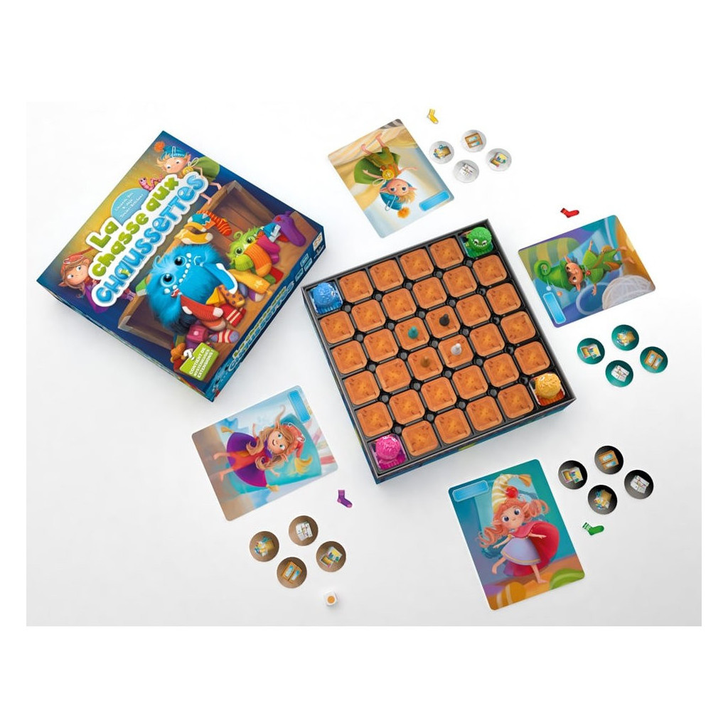 Jeu Mémoire et Puzzle : Le Gorille aux Chaussettes Géantes