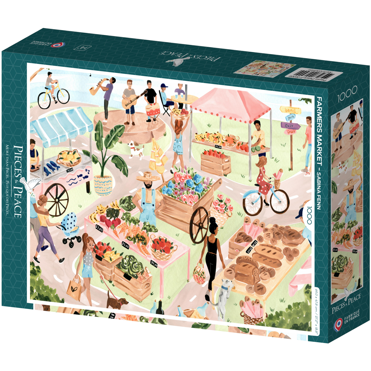 Puzzle de Réflexion : Le Marché Fermier