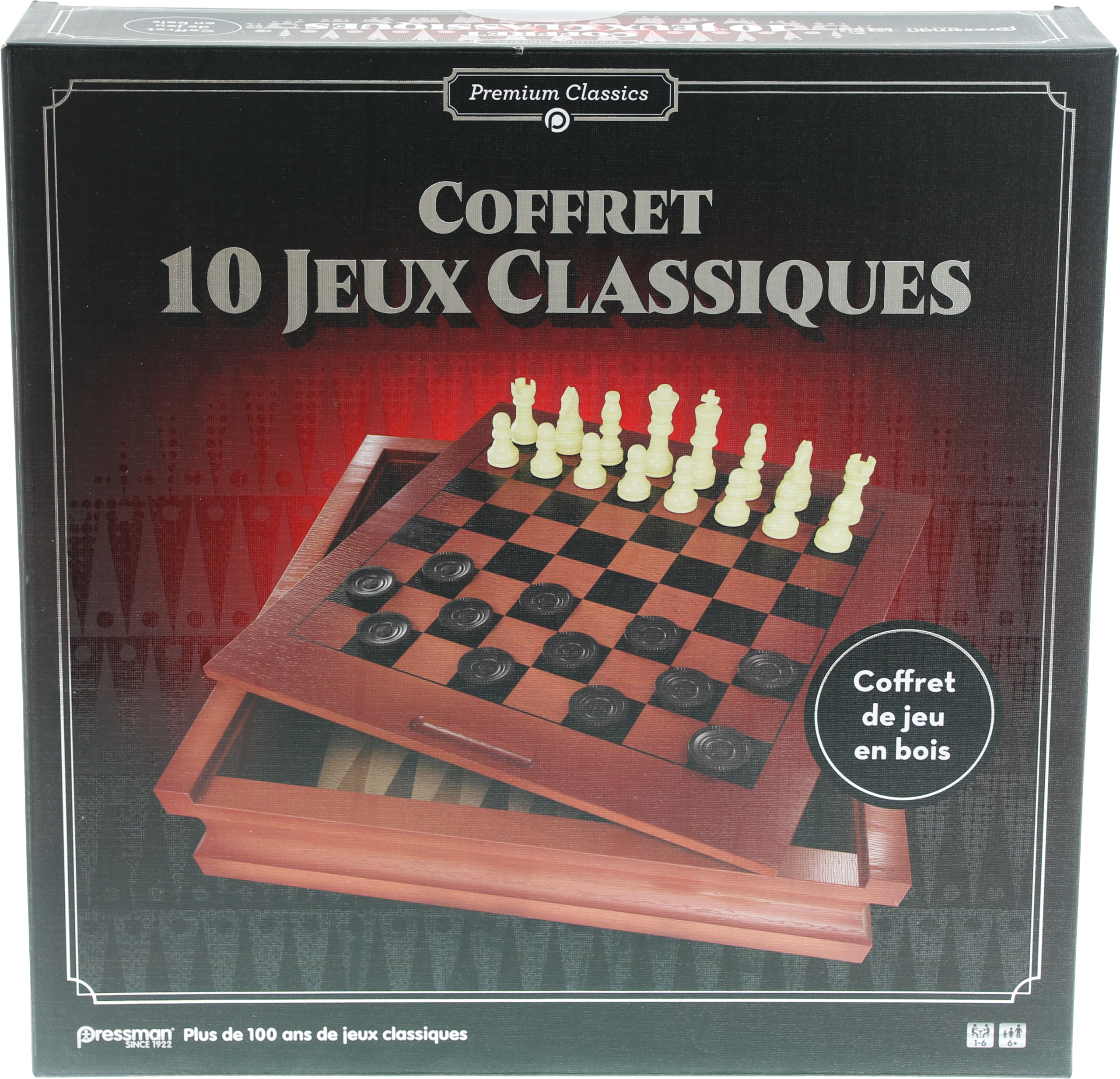 COFFRET MULTI-JEUX FAMILLE (10 JEUX)