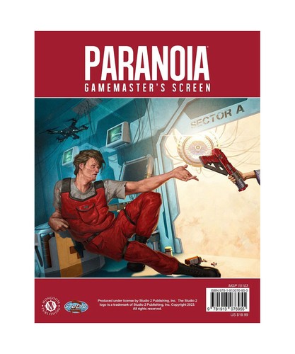 Paranoia : Ecran de MJ + flyer