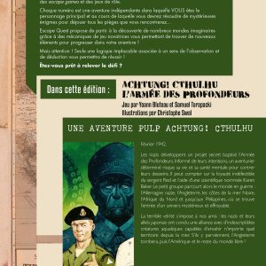 ESCAPE QUEST - Tome 11 : ACHTUNG ! CHTULHU L'armée des profondeurs