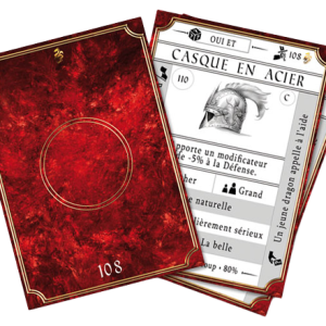 TERRES-DRAGONS JDR - Deck de 110 cartes