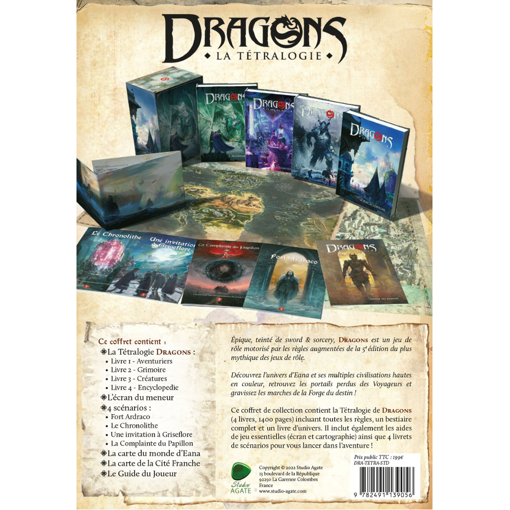 DRAGONS - Tétralogie (Ed. Standard)